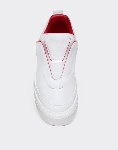 Ferrari Nappa leather slip-on sneaker Optical White 22744f
