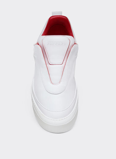 Ferrari Nappa leather slip-on sneaker Optical White 22744f