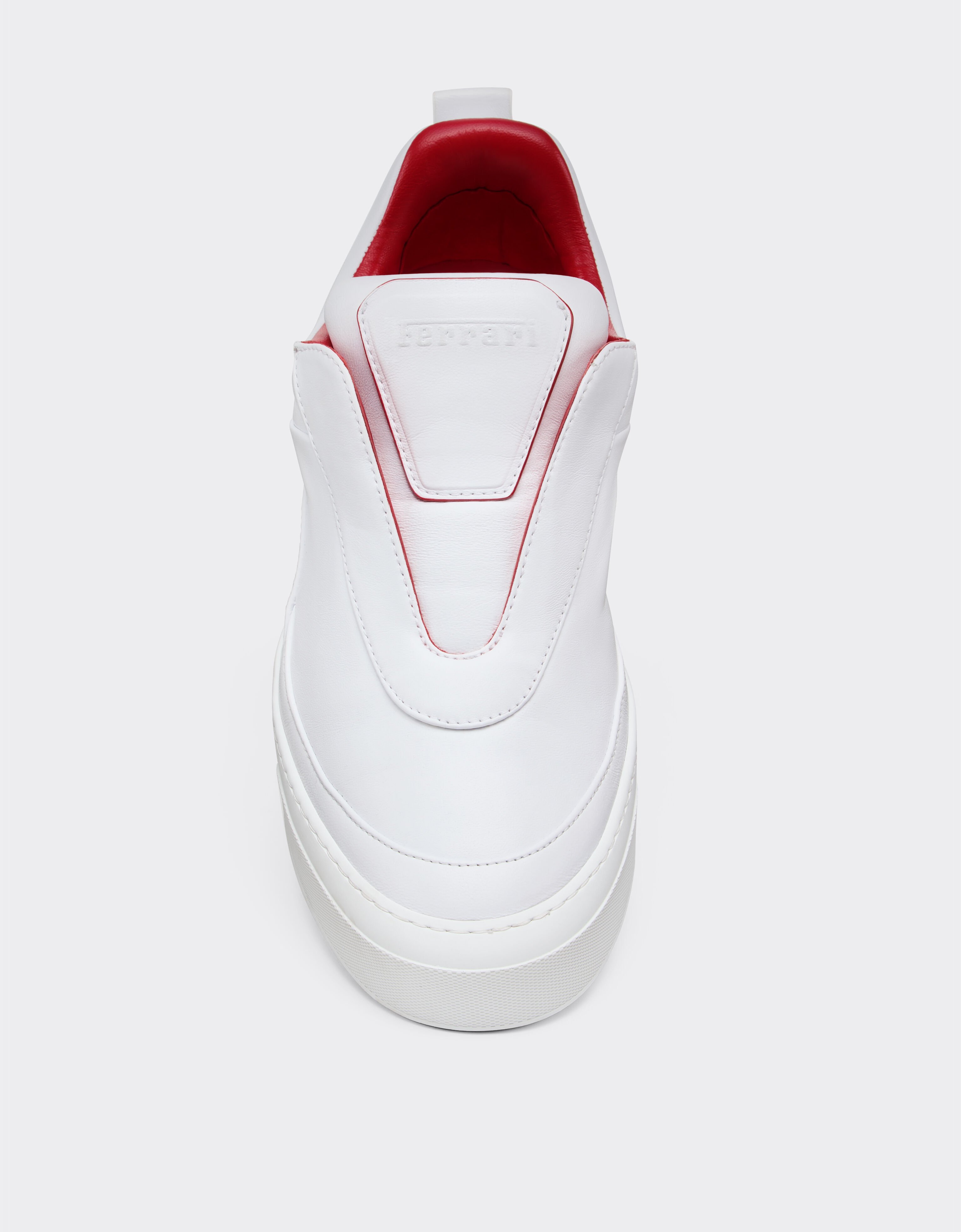 Ferrari Nappa leather slip-on sneaker Optical White 22744f