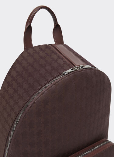 Q-Cycle® jacquard backpack with Cavallino pattern Ferrari Q-Cycle® jacquard backpack with Cavallino pattern Mahogany 49136f