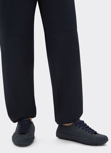 Ferrari Driving trainers in nubuck leather Navy 22037f