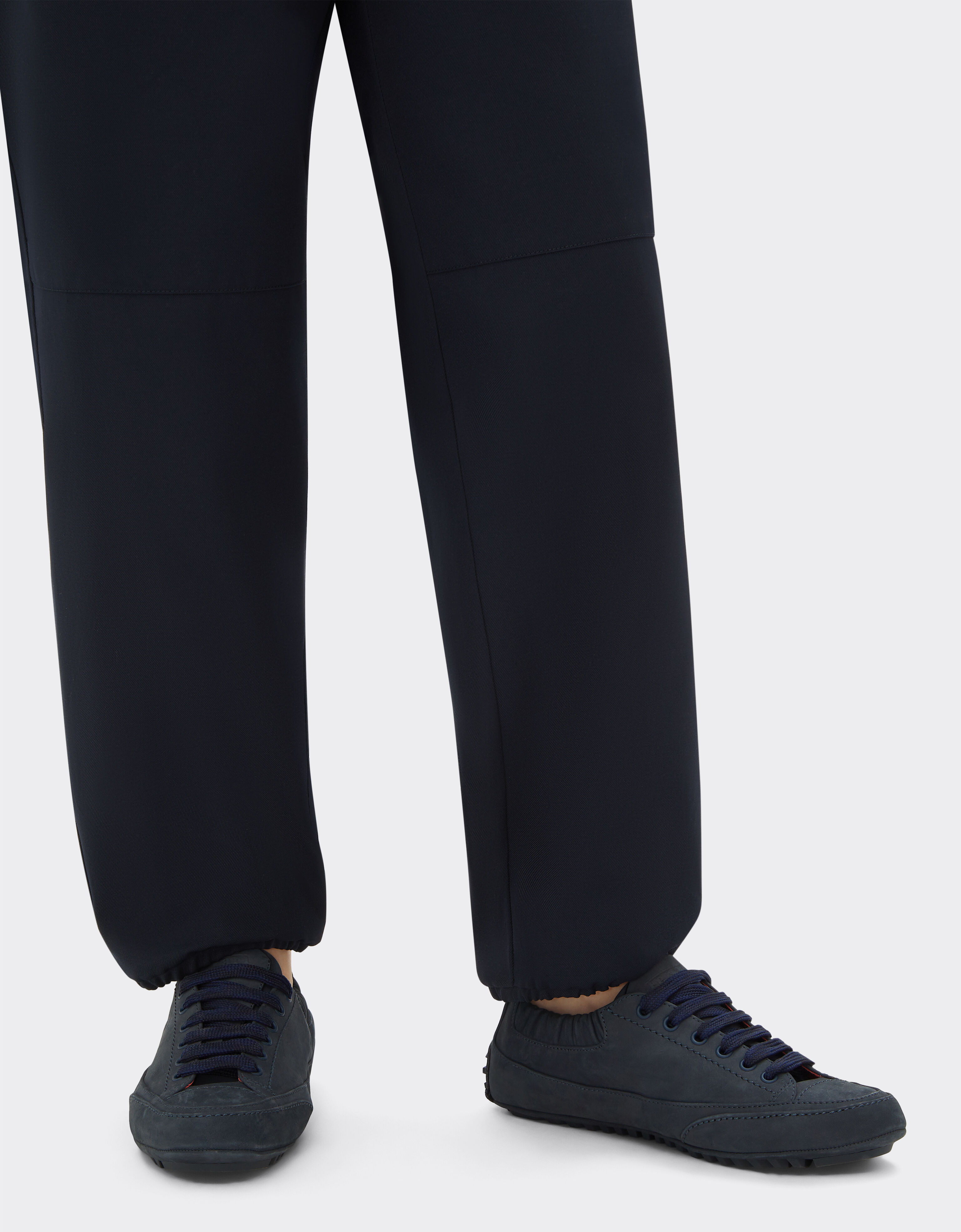 Ferrari Driving trainers in nubuck leather Navy 22037f