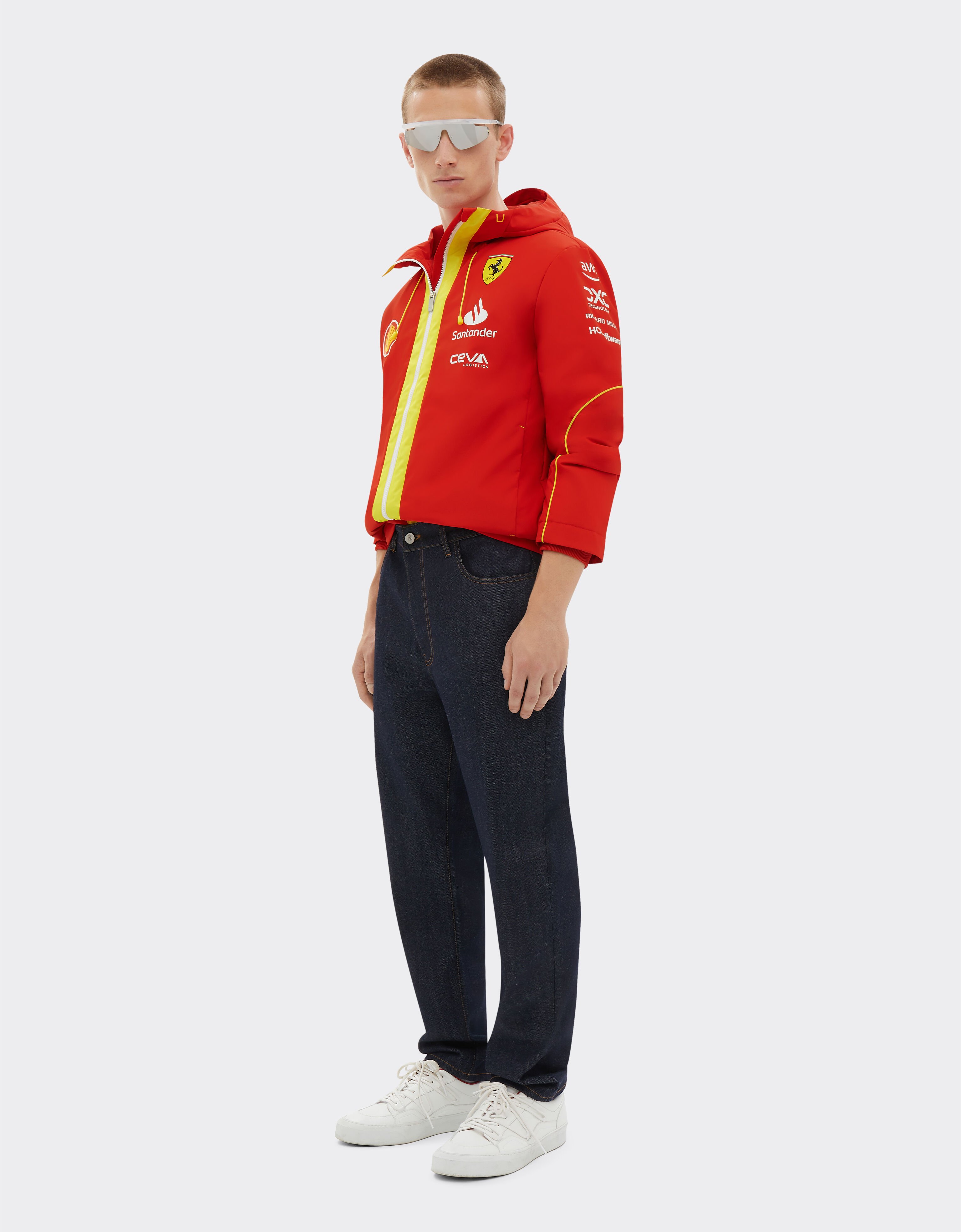 Ferrari Veste Team Pro Puma pour Scuderia Ferrari Rouge de Course F1425f