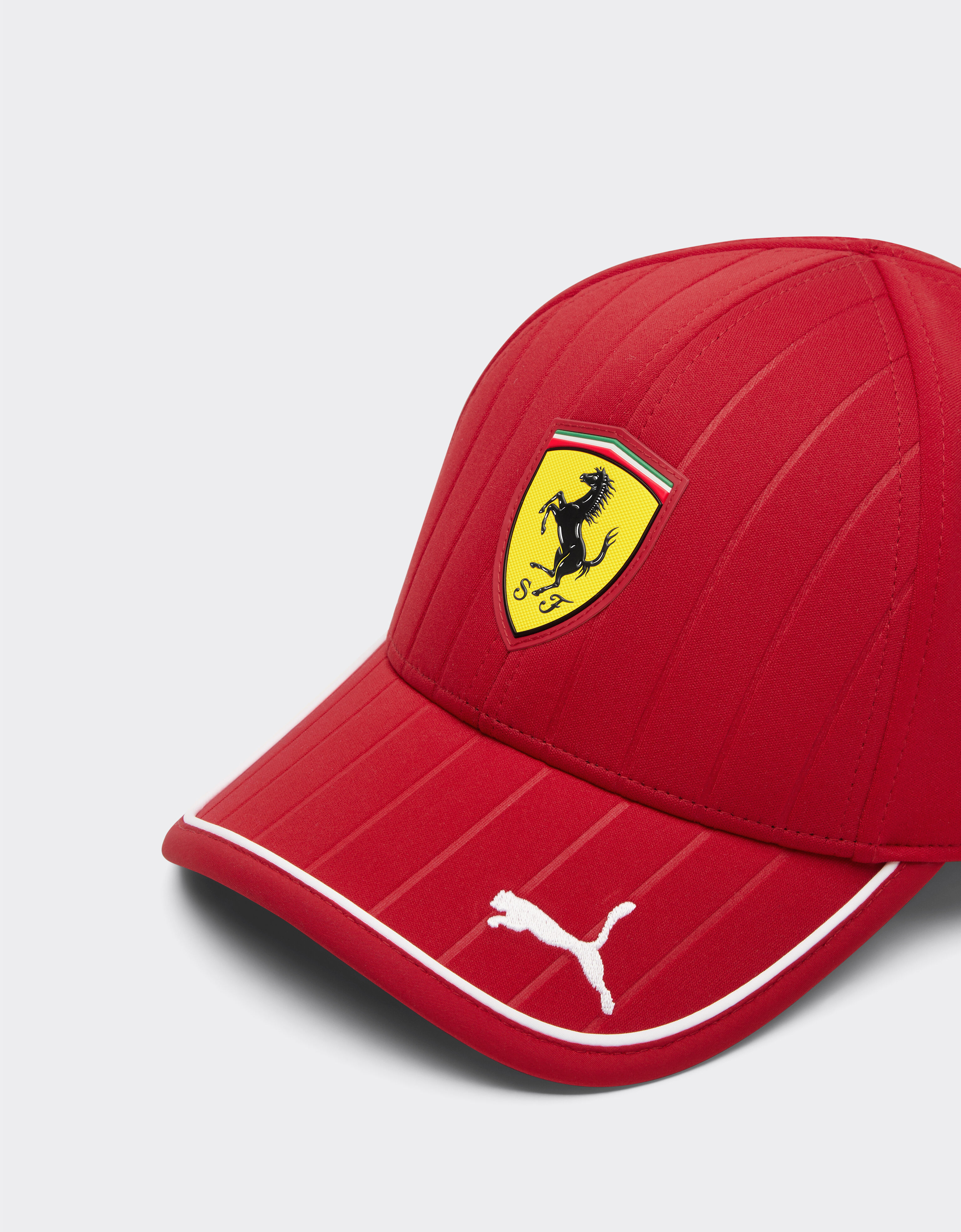 Ferrari Puma for Scuderia Ferrari HP 2025 Team junior baseball cap Cherry LA01Vf