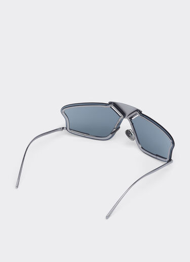 Ferrari Ferrari Sonnenbrille mit grauen, silberfarben verspiegelten Gläsern Silber F1004f