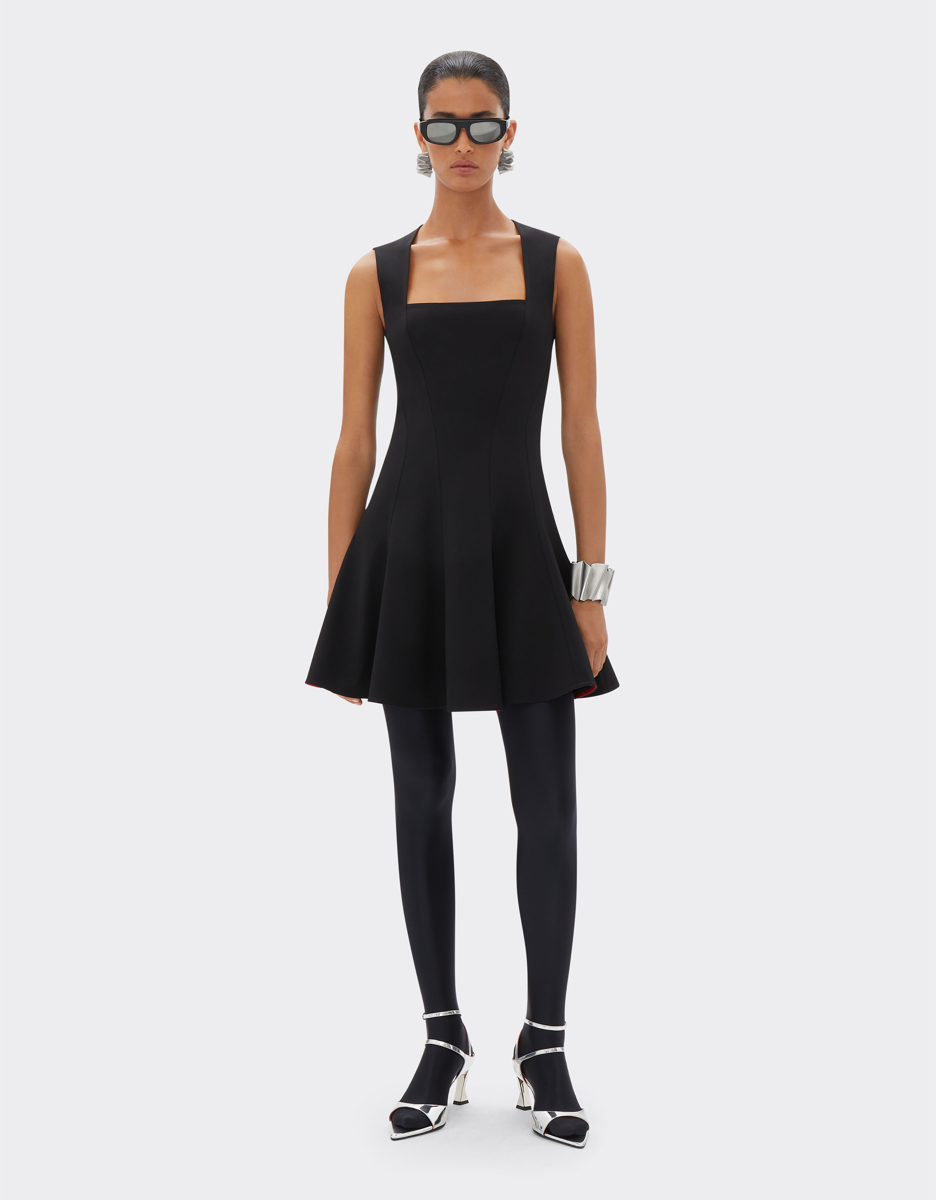 Ferrari Short comfort wool dress Black 21634f