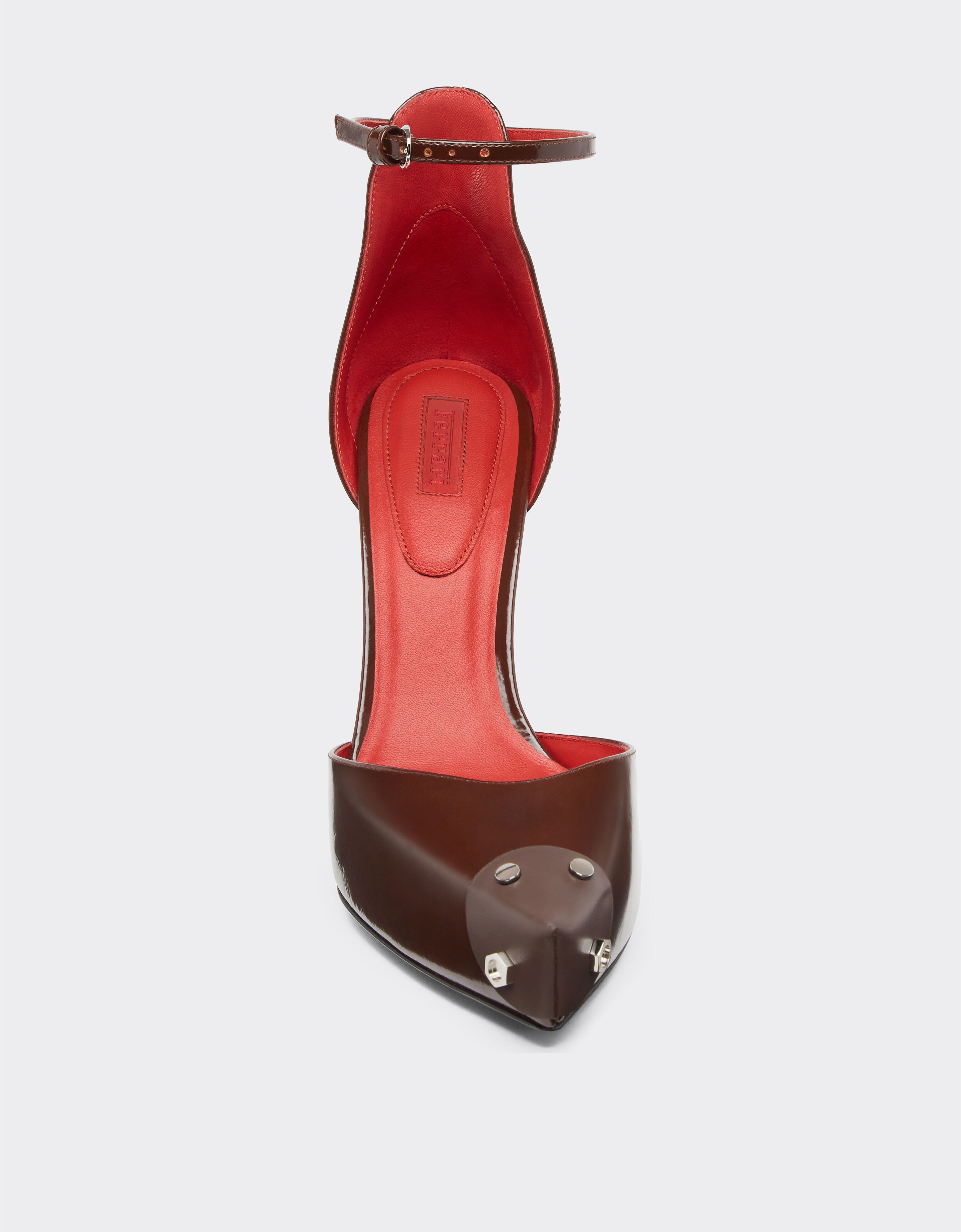 Ferrari Court shoes in brushed leather Tabacco 22127f