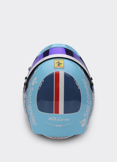 Ferrari Helm Charles Leclerc Miami Special Edition 2024 im Maßstab 1:1 Hellblau F1346f