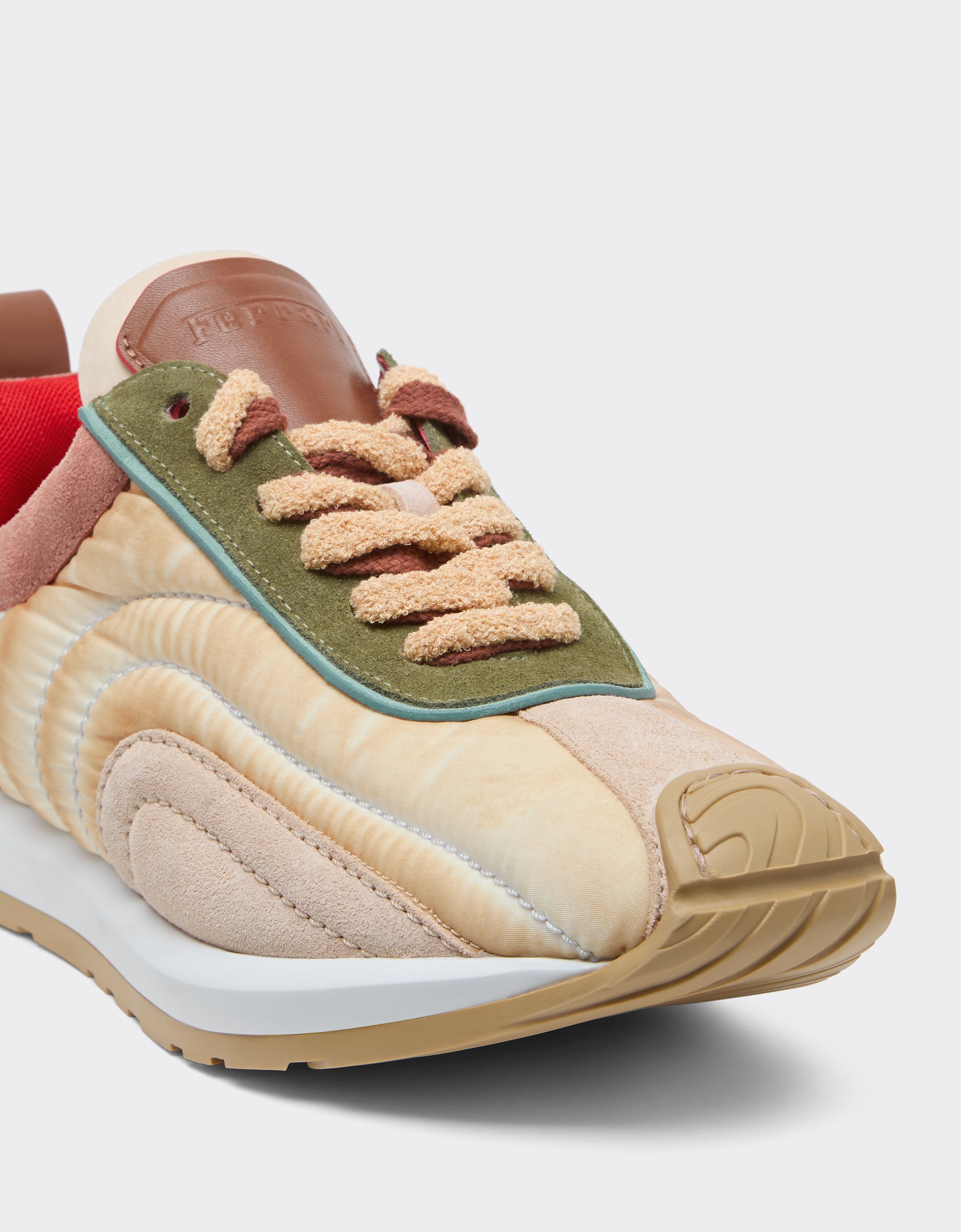 Ferrari Suede, nappa and nylon sneakers Powder Pink 50765f