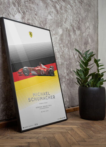 Poster ufficiale Ferrari F2002 Michael Schumacher GP Hockenheim Ferrari Poster ufficiale Ferrari F2002 Michael Schumacher GP Hockenheim Multicolore LE0P0643EXT0001f
