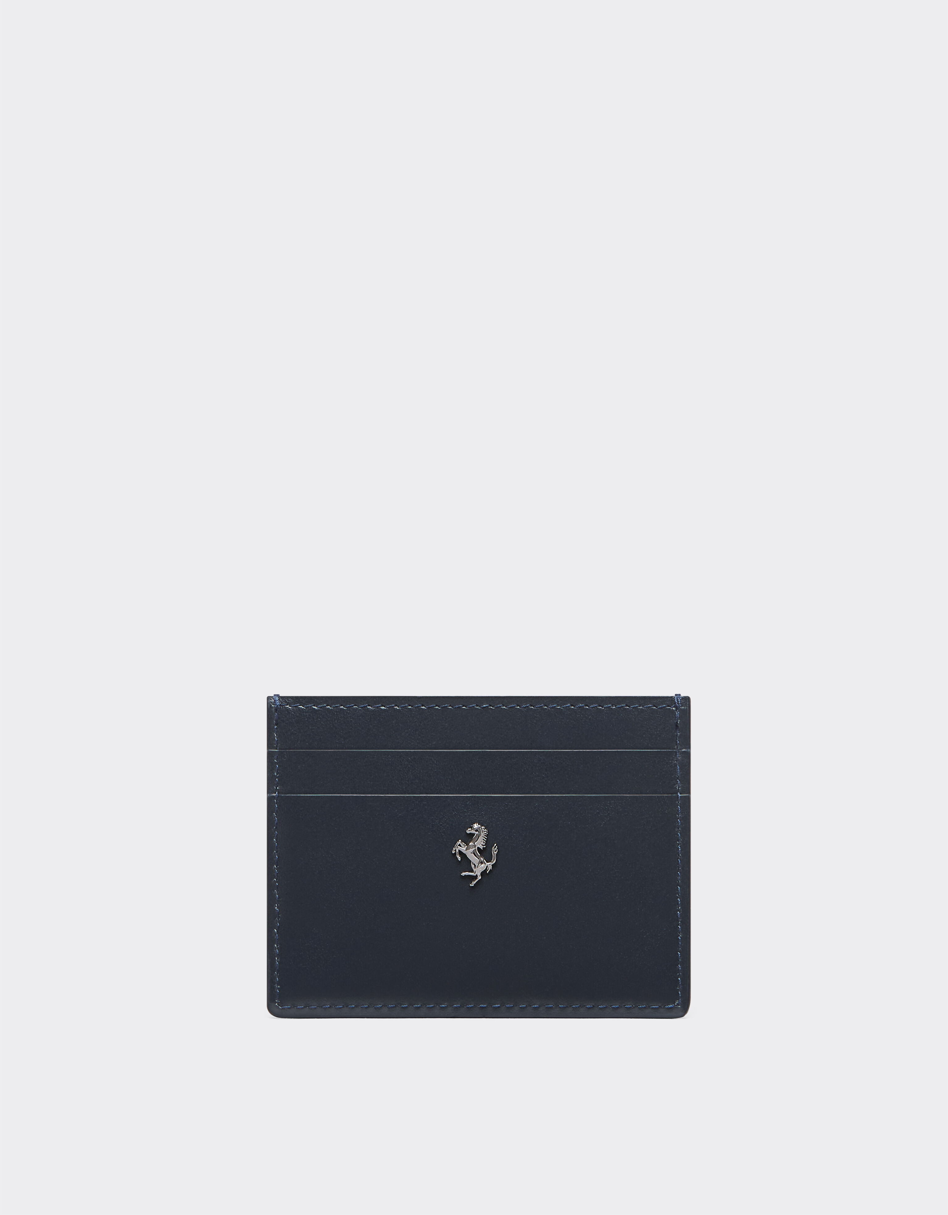Ferrari Ferrari GT card holder in brushed leather Navy 21421f
