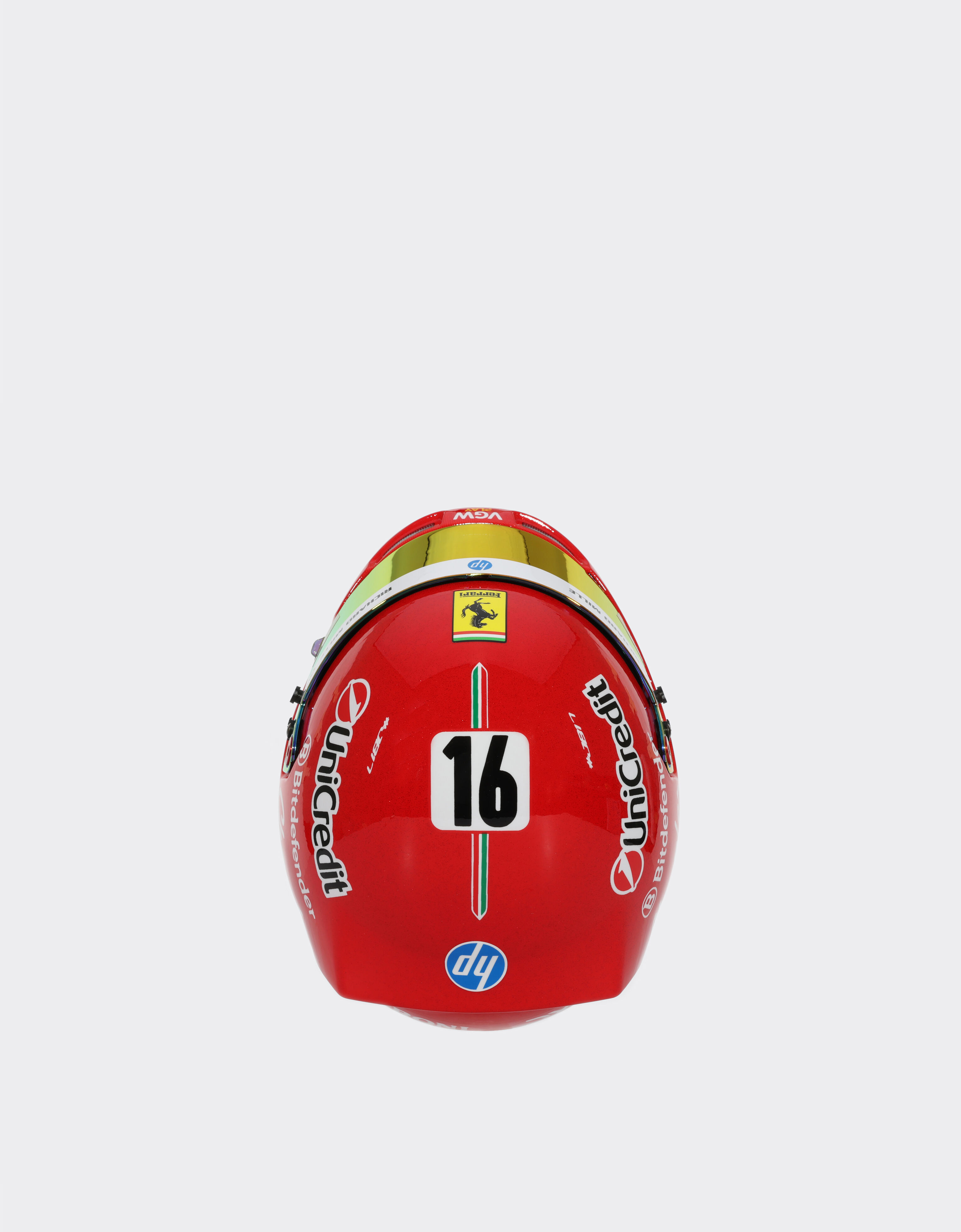 Ferrari Leclerc Monza mini helmet in 1:2 scale - 2025 Special Edition MULTICOLORE LA07Vf