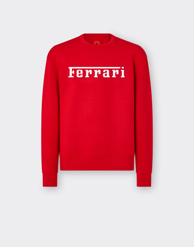 Ferrari Scuba sweatshirt with Ferrari logo Racing red 20518f