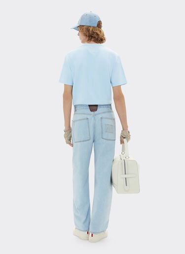 Ferrari x Charles Leclerc stone-washed denim trousers Ferrari Ferrari x Charles Leclerc stone-washed denim trousers Light Denim 22264f