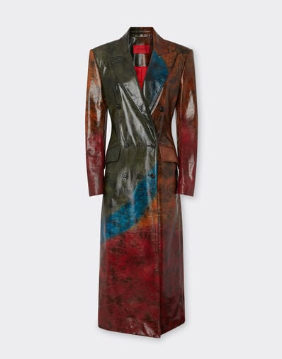 Ferrari Misted leather coat Camel 49831f