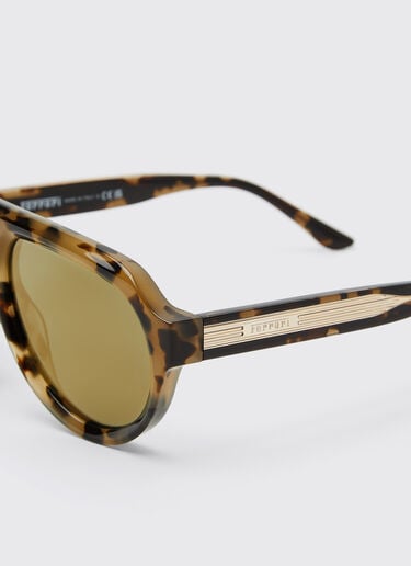 Ferrari tortoiseshell brownacetate sunglasses with green gold mirrored lenses Ferrari Ferrari tortoiseshell brownacetate sunglasses with green gold mirrored lenses Tortoiseshell LA0EUf