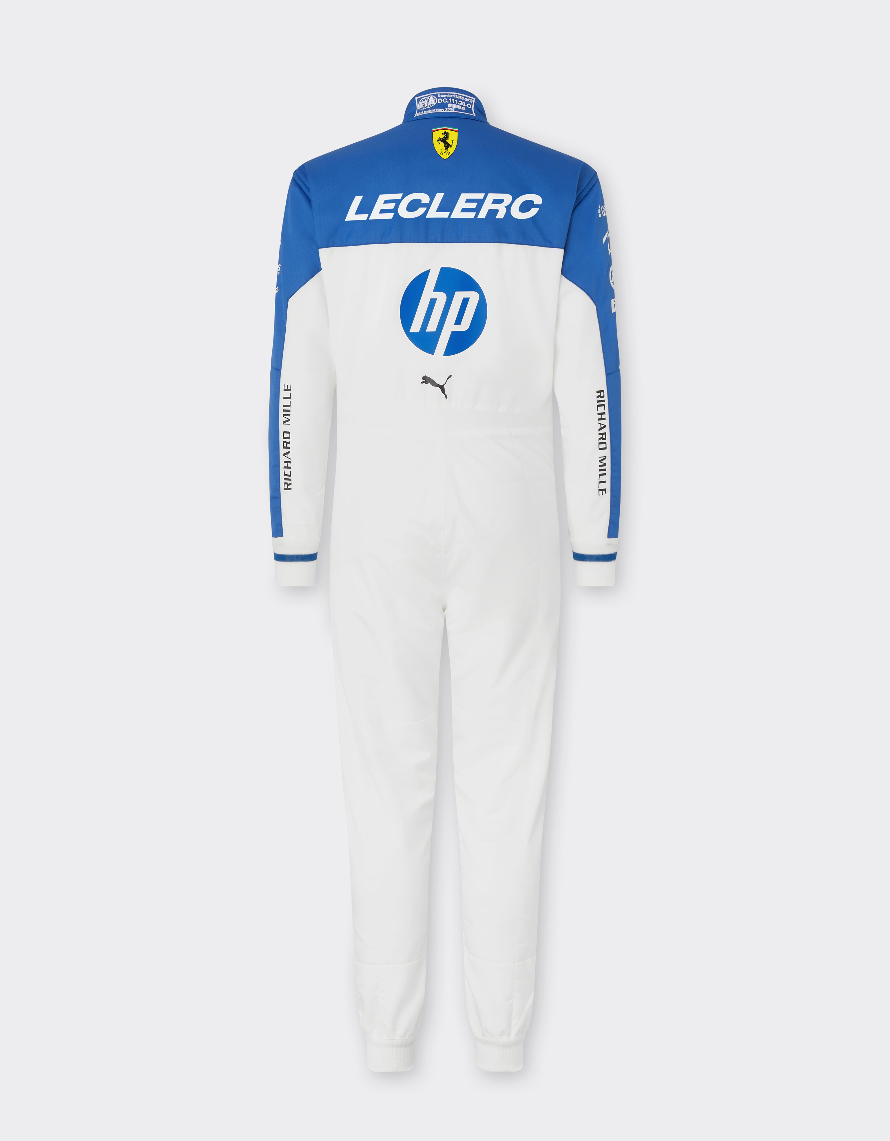 Ferrari Puma for Scuderia Ferrari Charles Leclerc racing suit Optical White LA090f