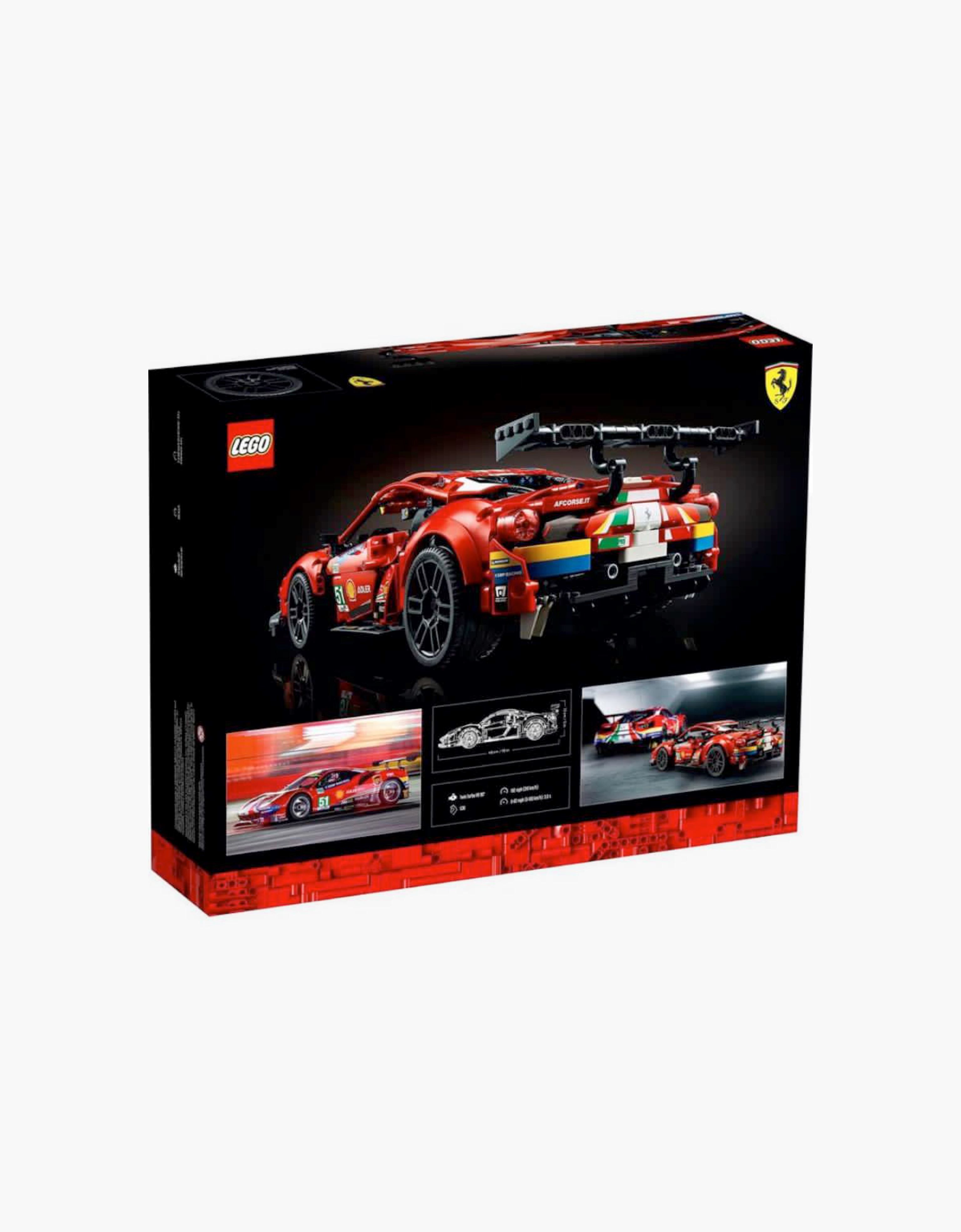 Ferrari Modello LEGO® Technic Ferrari 488 GTE “AF Corse #51” Rosso F0204fK