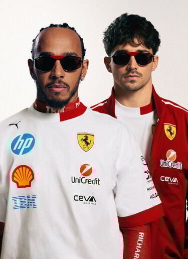 Ferrari Ray-Ban for Scuderia Ferrari RB3776M in and red metal with red lenses Gunmetal LA0EIf