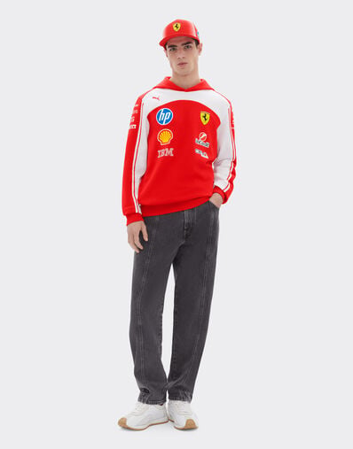 Ferrari Sudadera con capucha Replica 2026 Puma para Scuderia Ferrari HP Rojo LA0HAf