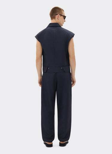 Ferrari Vest in Q-CYCLE® twill Navy 21861f