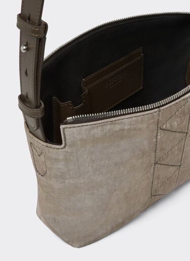 Ferrari Borsa crossbody in nylon Khaki Green 50167f