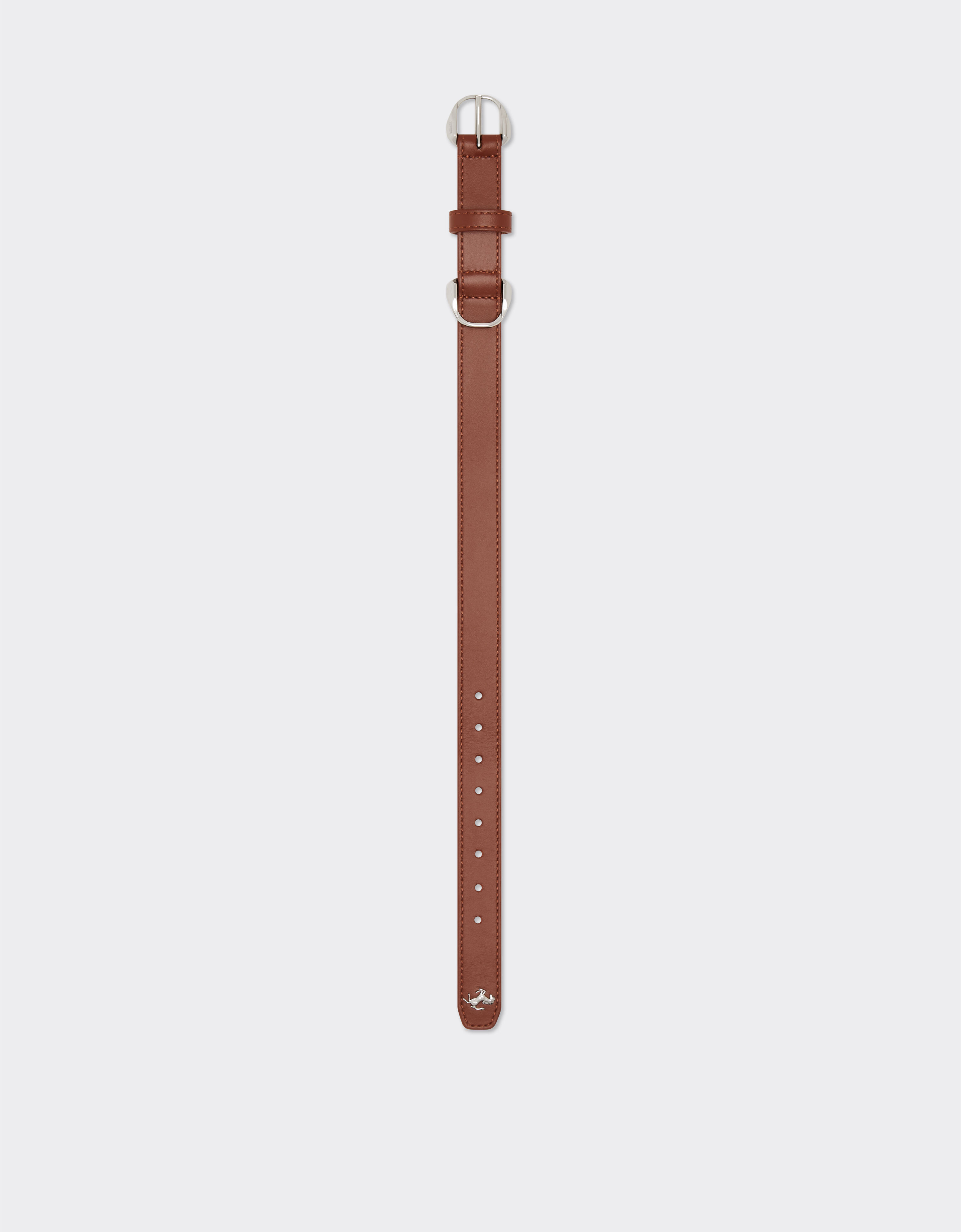 Ferrari Collier en cuir Ferrari x Charles Leclerc Marron 49287f