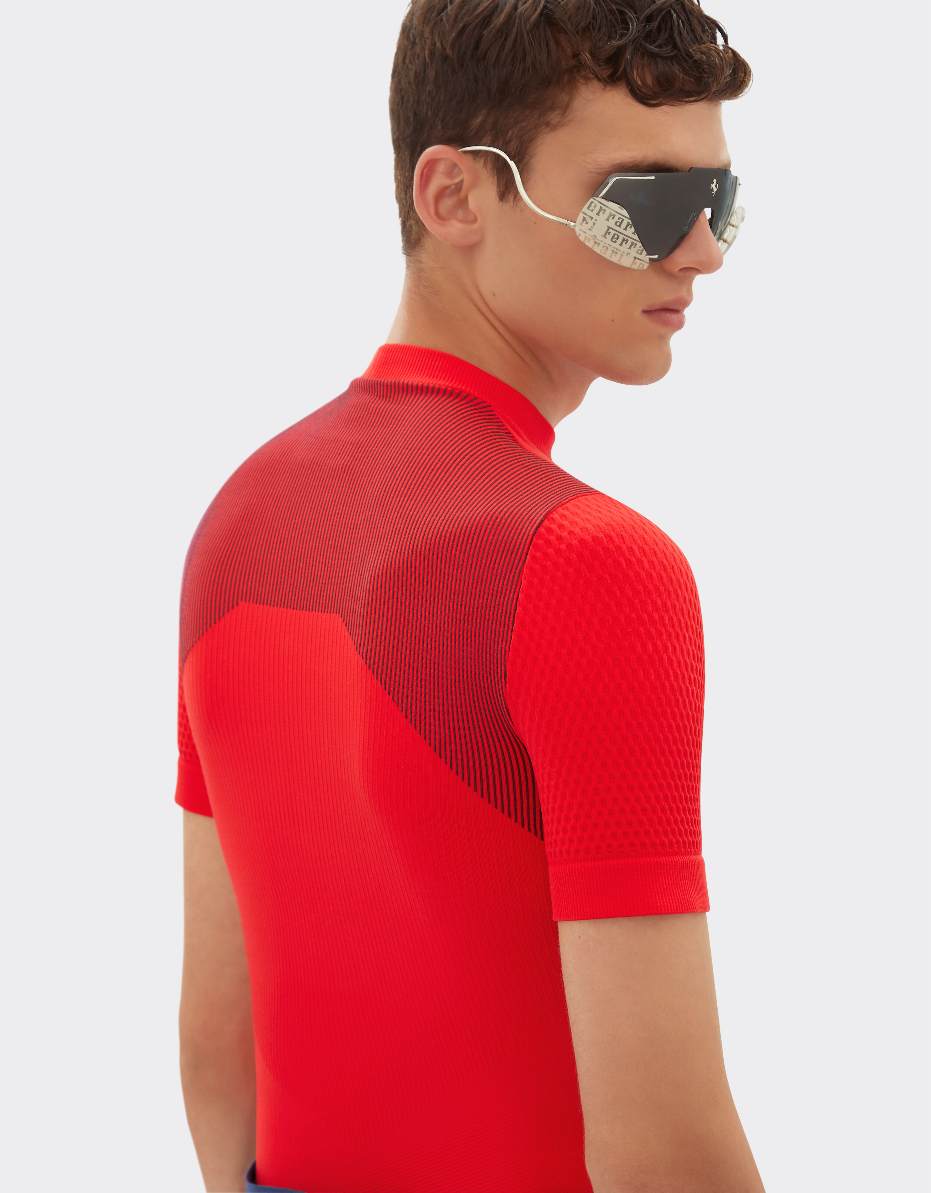Ferrari 科技纱线短袖套衫 Rosso Dino 红色 48297f