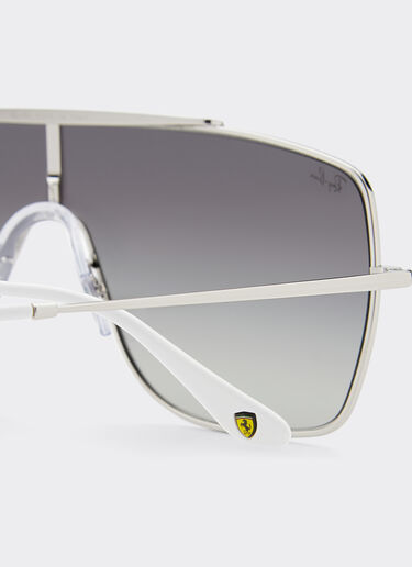 Ferrari Ray-Ban für Scuderia Ferrari RB3697MF in Metall mit grau verlaufenden Gläsern Dunkelgrau F1510f