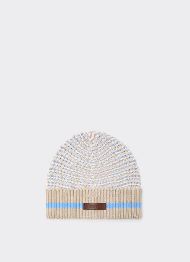 Ferrari Ferrari x Charles Leclerc 3D knit beanie Ecru 22256f
