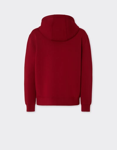 Ferrari Sweat-shirt en scuba avec logo Ferrari imprimé Maison Red 51160f