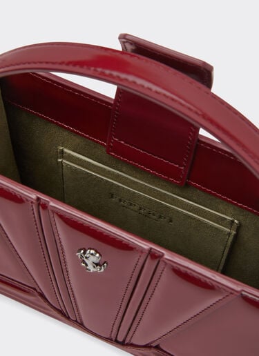 Ferrari GT micro shiny leather tote bag Ferrari Ferrari GT micro shiny leather tote bag Cherry 49123f