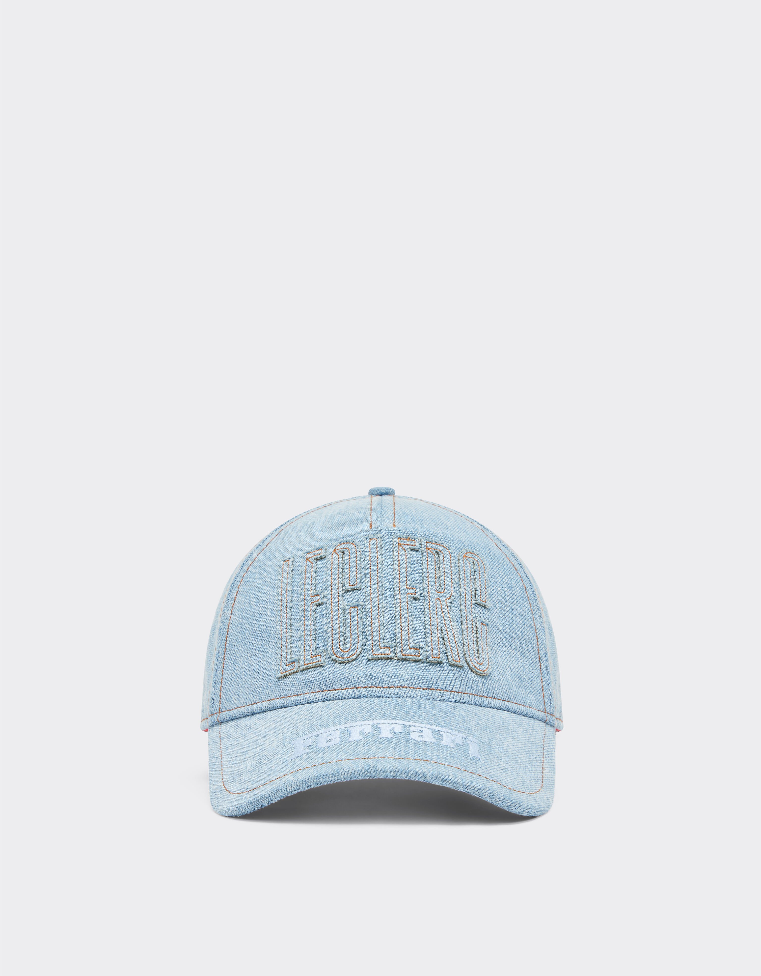 Ferrari Gorra vaquera Ferrari x Charles Leclerc Denim claro 22296f