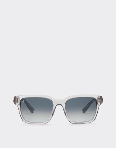 Ferrari Ferrari sunglasses in transparent grey acetate with grey gradient lens Ingrid F1545f
