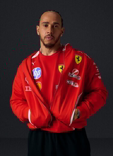Ferrari Replica Drivers Authentic 2026 Bomber Jacket Puma for Scuderia Ferrari HP Red LA0H1f