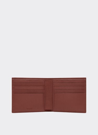 Leather wallet with diagonal stitching Ferrari Leather wallet with diagonal stitching Espresso 49219f