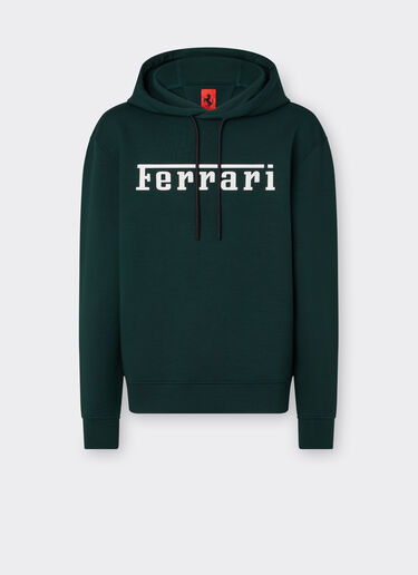 Ferrari Scuba sweatshirt with Ferrari logo Verde militar 47819f