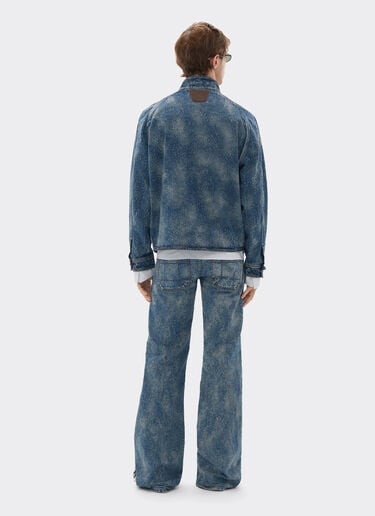 Jacket in needled and washed denim Ferrari Jacket in needled and washed denim Denim 22499f
