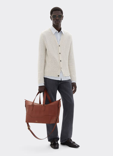 Bolso de viaje de piel Ferrari Bolso de viaje de piel Hide 50832f