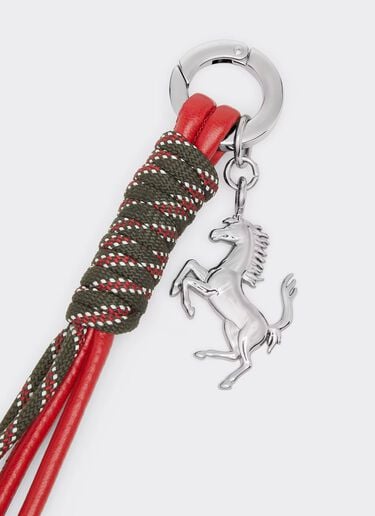 Ferrari Ferrari-Schlüsselanhänger aus Leder für den GP von Monaco 2026 Caffè CPNKH0014YL00027f
