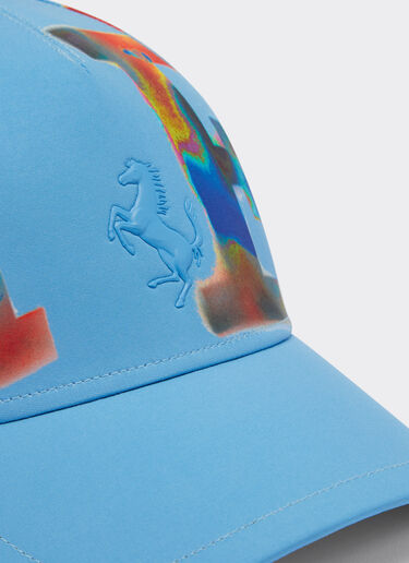 Ferrari 儿童法拉利涂鸦印花棒球帽 电蓝色 20553fK