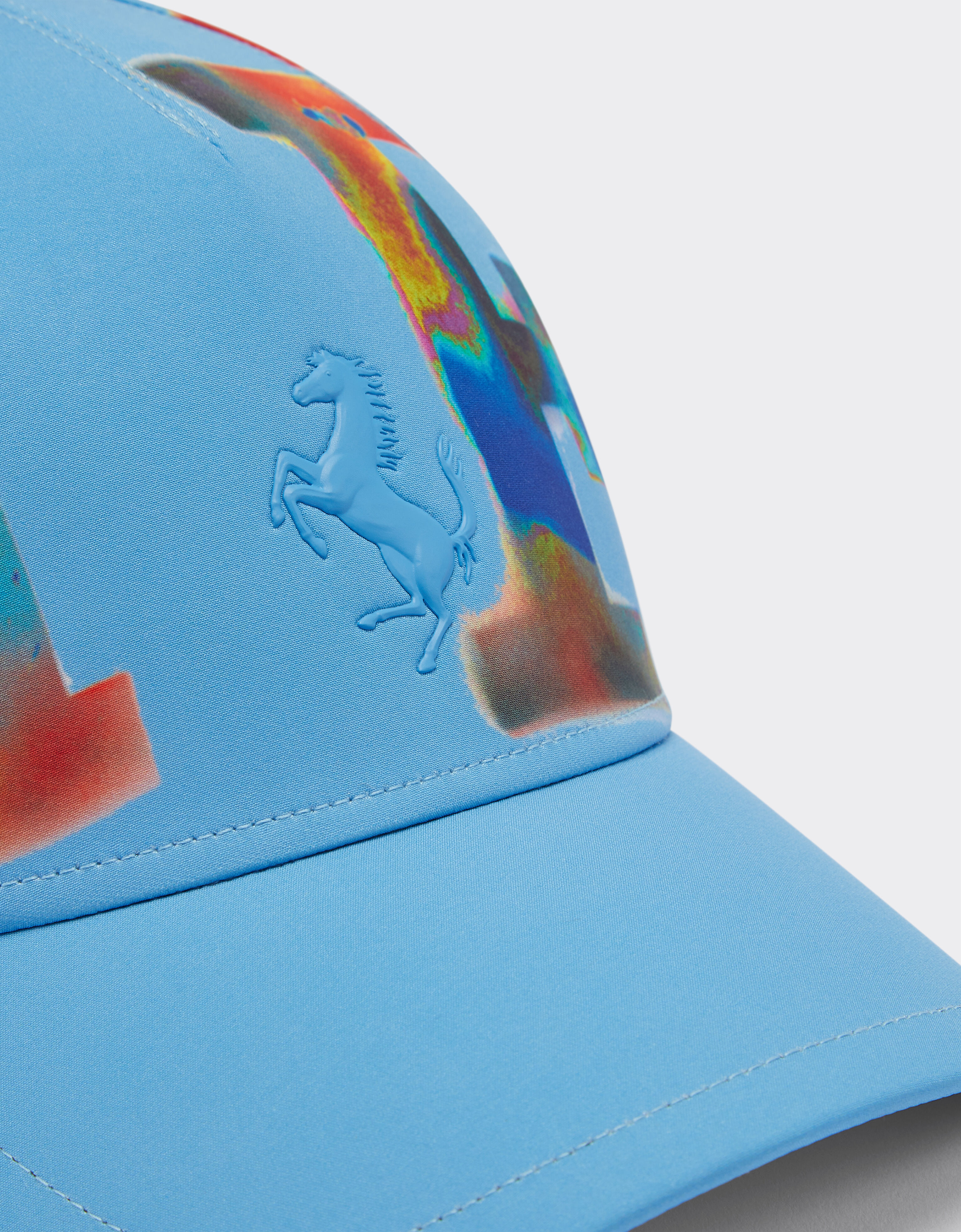 Ferrari 儿童法拉利涂鸦印花棒球帽 电蓝色 20553fK