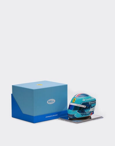 Ferrari Charles Leclerc Miami 2024 Special Edition mini helmet in 1:2 scale Red F1348f