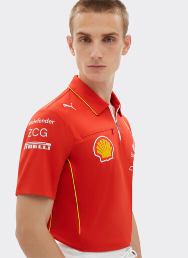 Ferrari Polo Team Pro Puma pour Scuderia Ferrari Rouge de Course F1424f