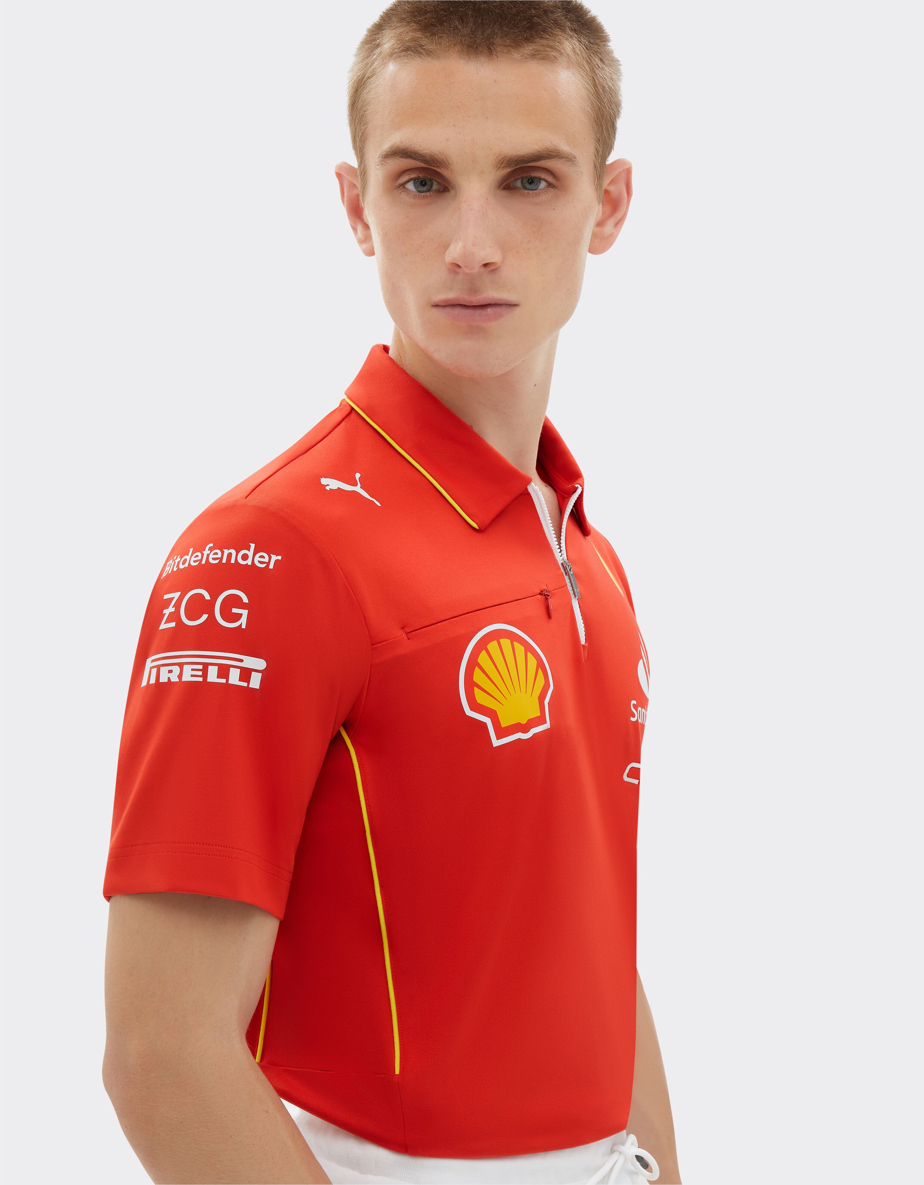 Ferrari Polo Team Pro Puma pour Scuderia Ferrari Rouge de Course F1424f