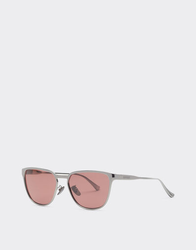 Ferrari Ferrari sunglasses ingunmetal metalwith purple polarized lenses Gunmetal LA0LBf