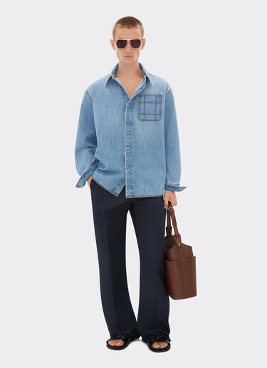 Ferrari Denim-Hemd Heller Denim 21914f