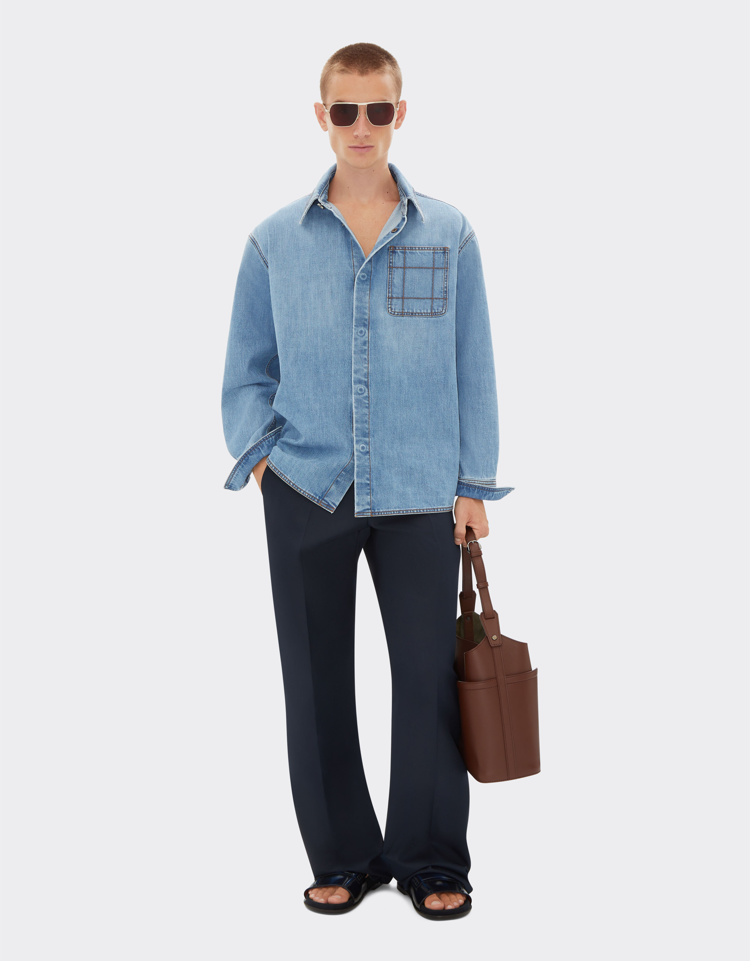 Ferrari Denim-Hemd Heller Denim 21914f