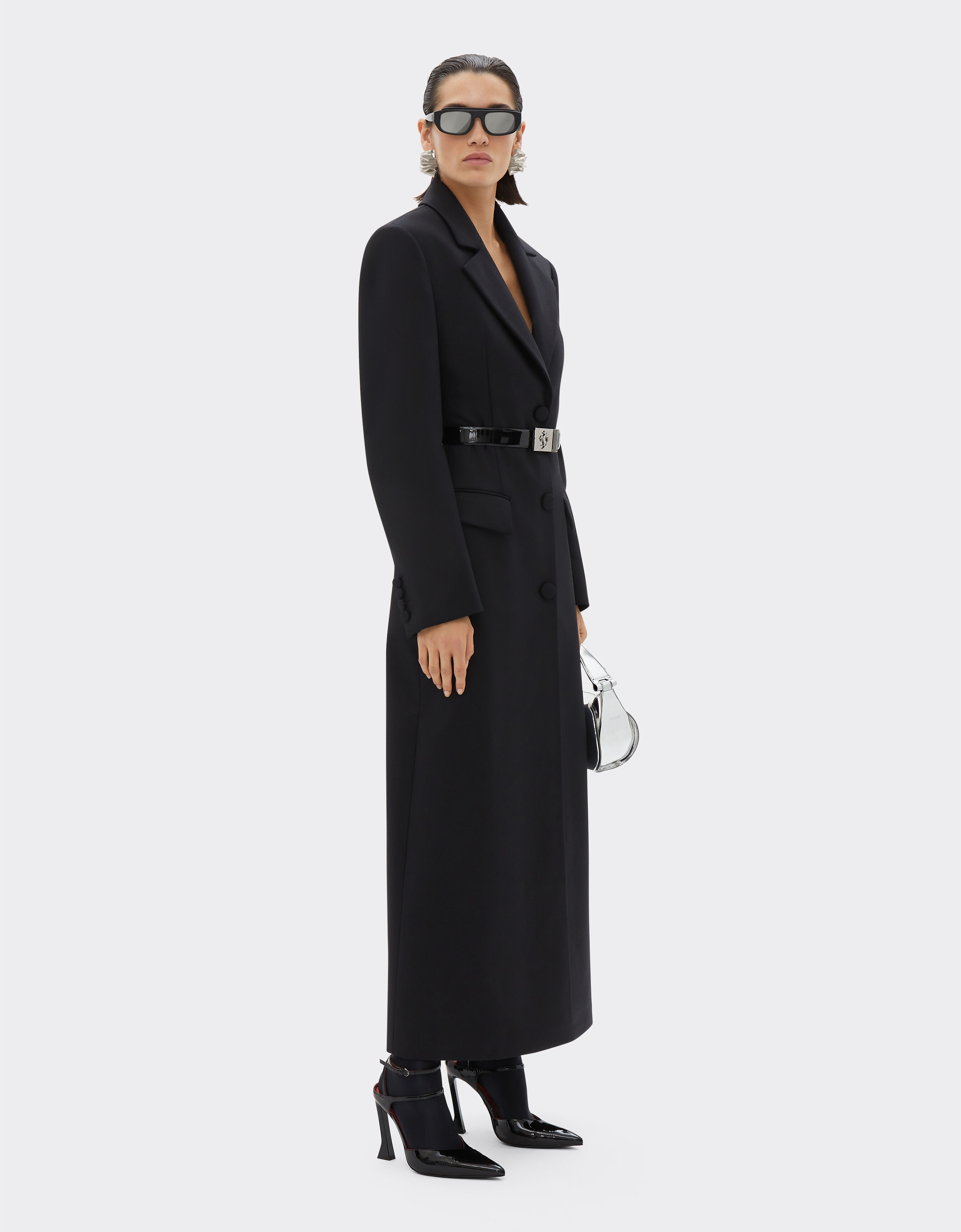 Ferrari Double wool coat Black 21626f