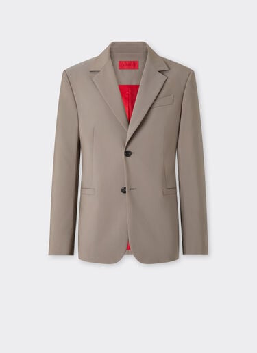Ferrari Blazer in cool Q-Cycle® wool Clay 50036f